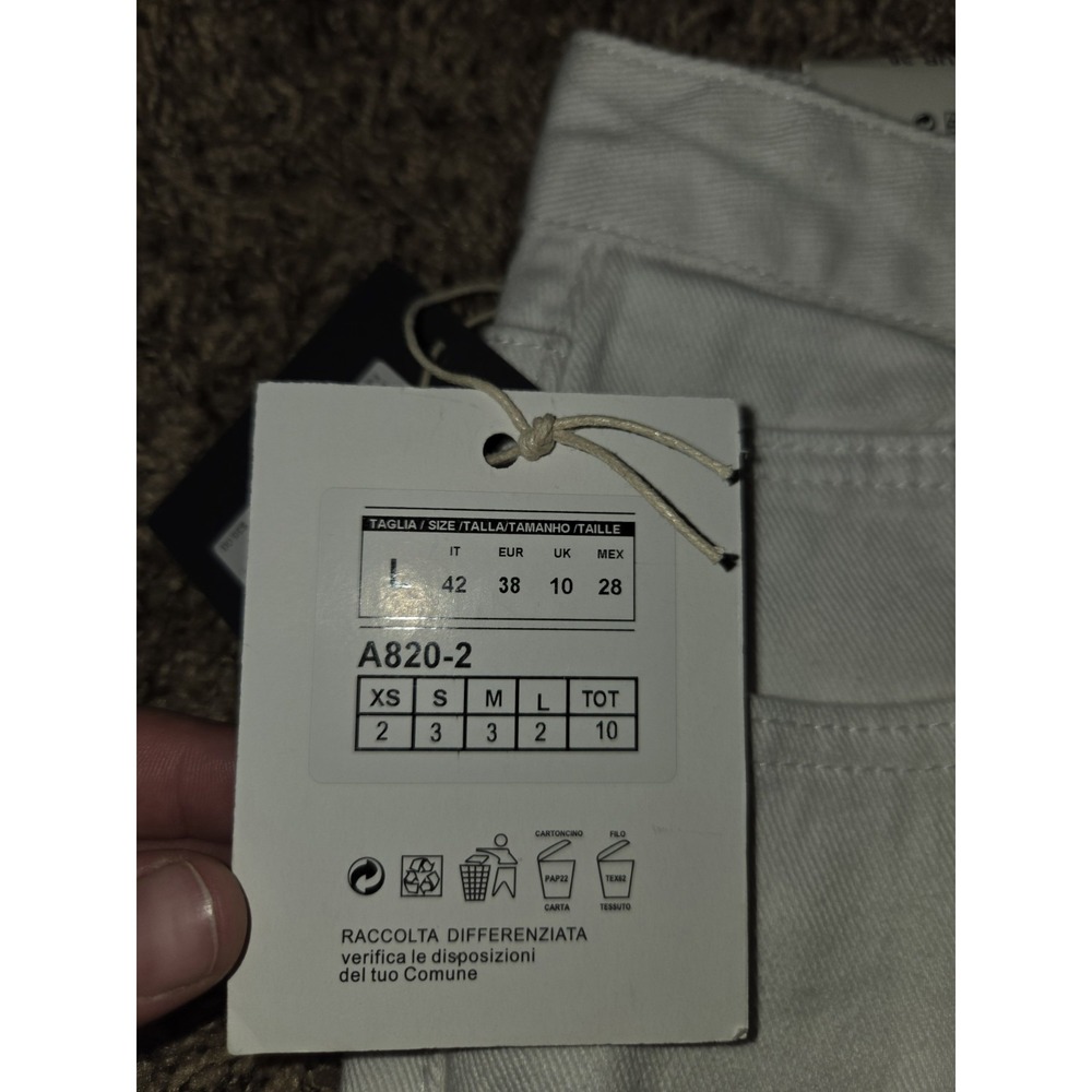NWT Women's White Wide-Leg Jeans Size 30x33.5 Summer Preppy - Picture 6 of 15